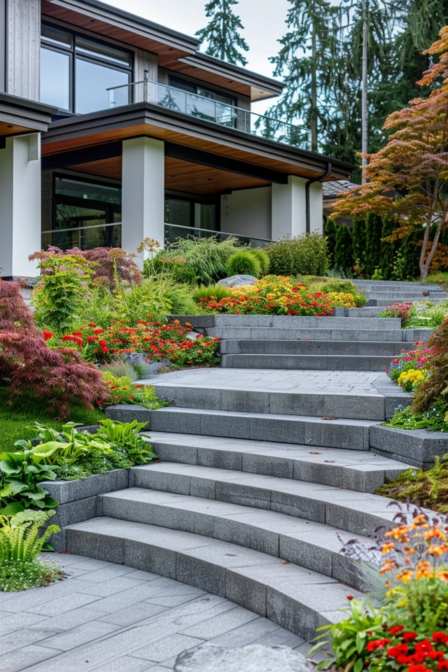 Minimalist Styles for Slope Driveways