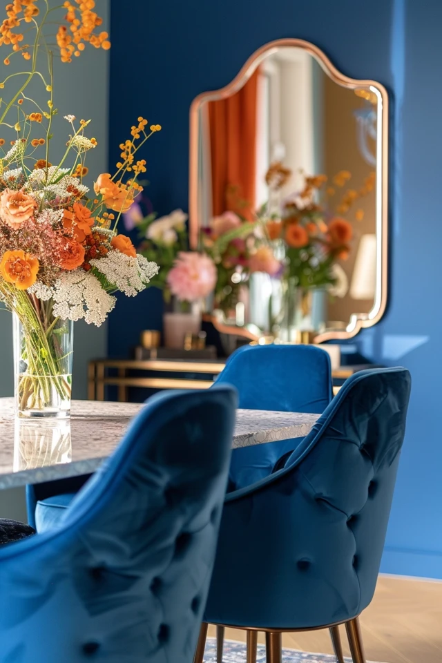 Contemporary Dining Room Mirror Decor Ideas