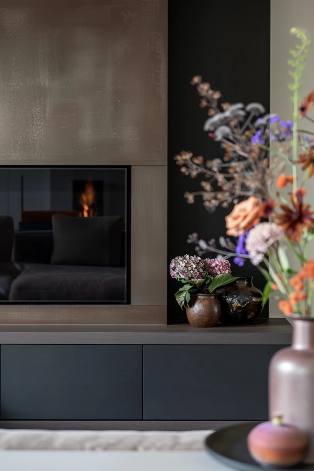 Stylish TV Next to Fireplace Design Ideas