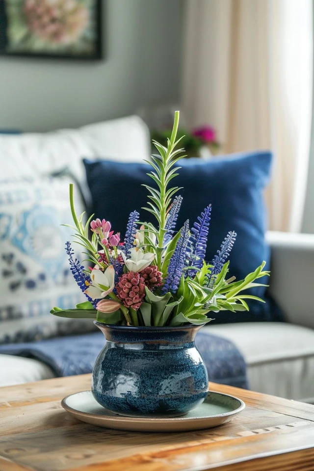 Navy Blue Bedroom and Kitchen Decor Ideas
