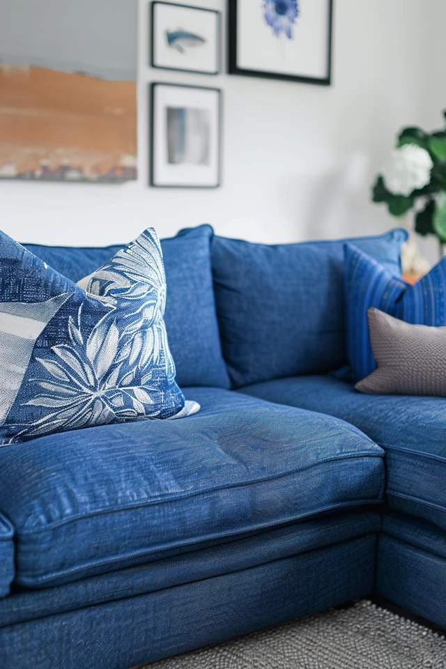 How to Incorporate Navy Blue Sectionals in Different Room Styles