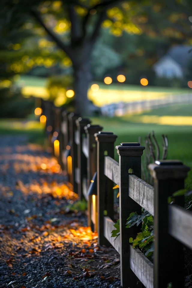Brighten Your Boundary: Top Fence Light Ideas