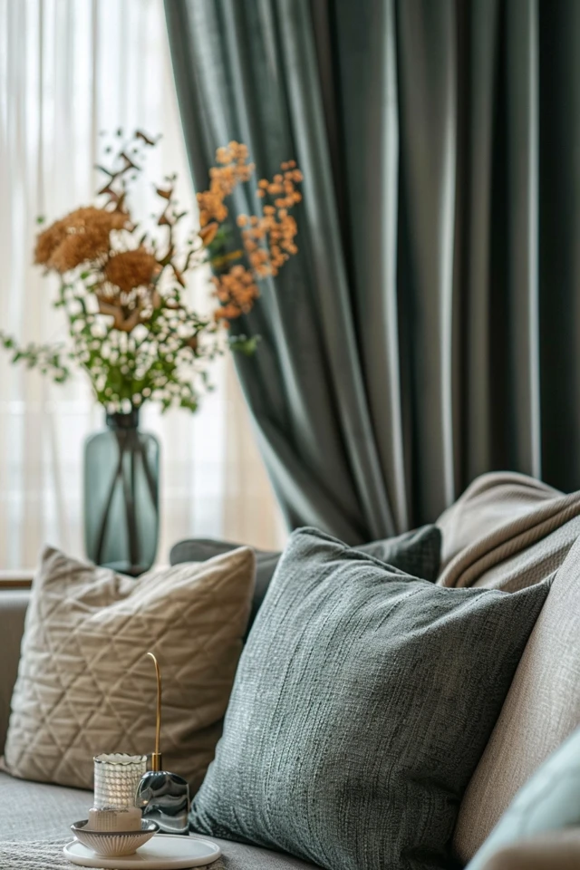 Elegant Gray Curtain Panels