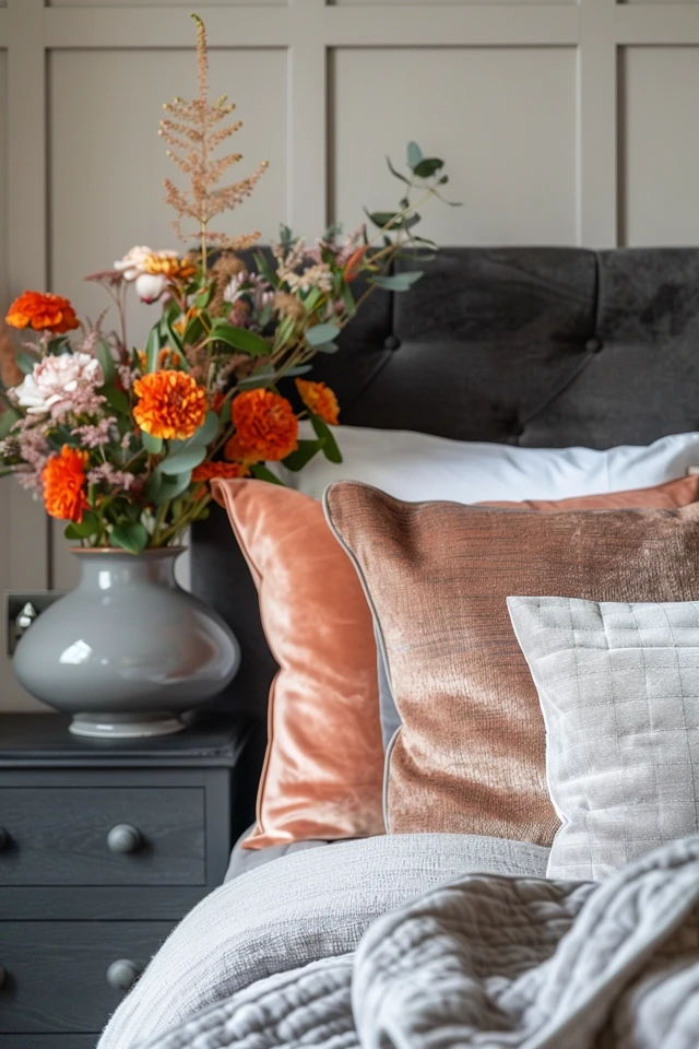 Stylish Decor Ideas for Grey and Black Bedrooms.