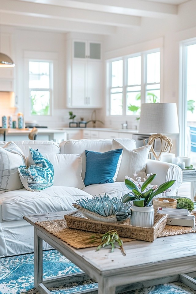 Elevate Your Coastal Living Room with Coastal Wall Art