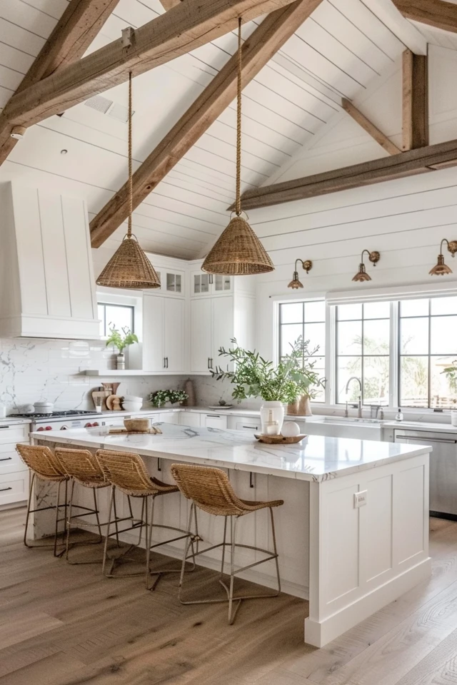 Chic Shiplap Kitchen Ceiling Ideas for Your Home