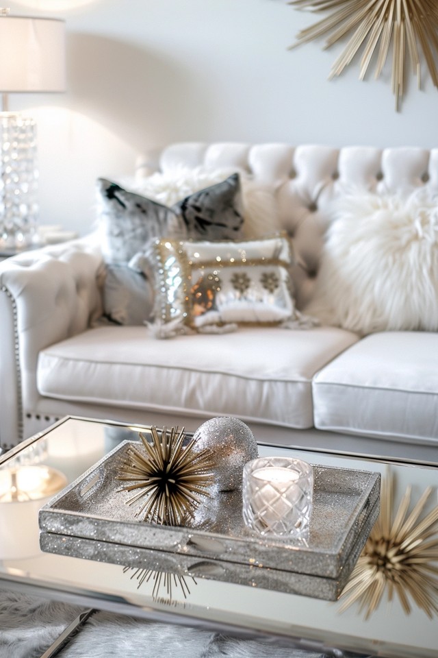 Styling a Glamorous Kitchen with Gold and Silver Accents