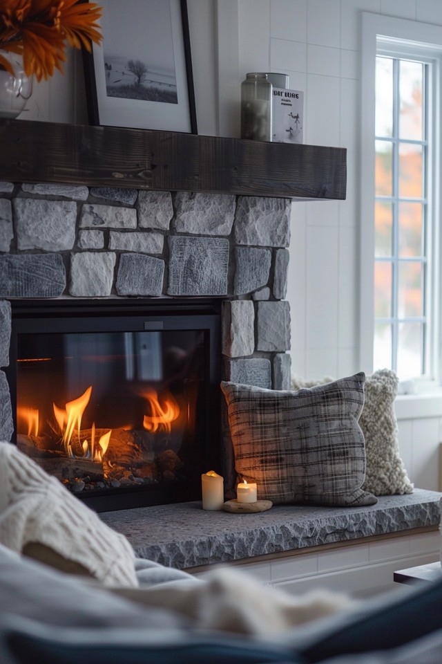 Stylish Ways to Decorate Your Corner Fireplace