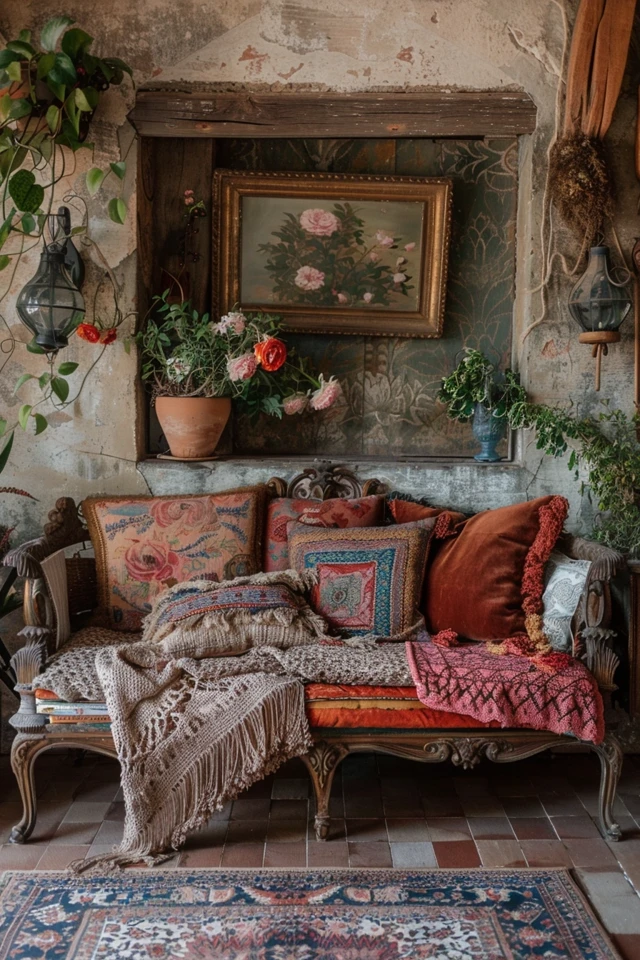 Create a Cozy and Boho Living Room