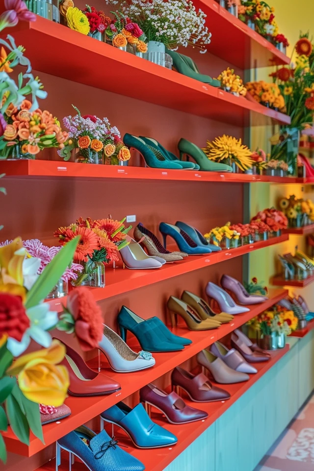 Designing a Unique Shoe Store Display