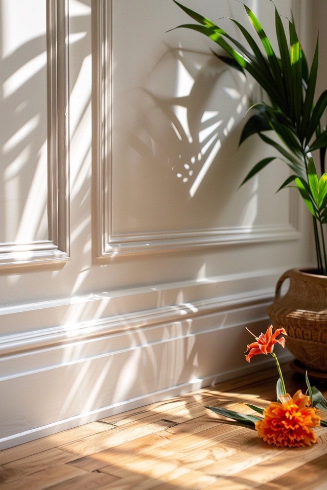 Stylish Baseboard and Floor Transitions