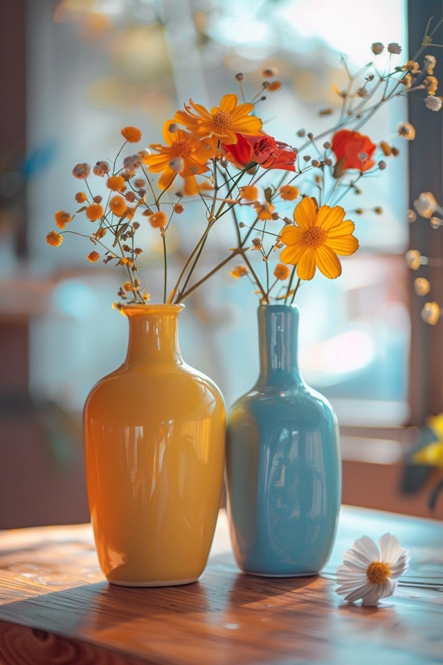 Spray Painting Glass Vases for Quick and Easy Updates