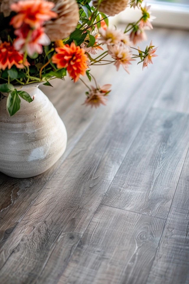 Add a Contemporary Twist with Gray Stained Wood