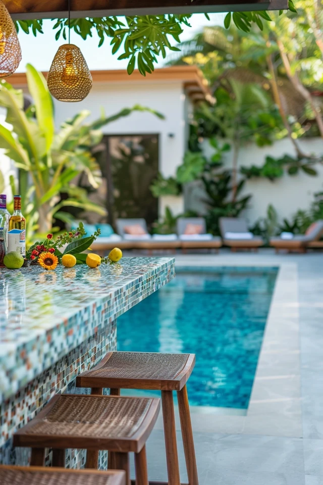 Splashy Above Ground Pool Bar Ideas for Summer Fun