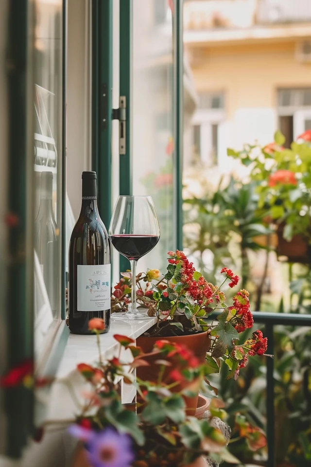 Wine-Themed Furniture for Your Balcony