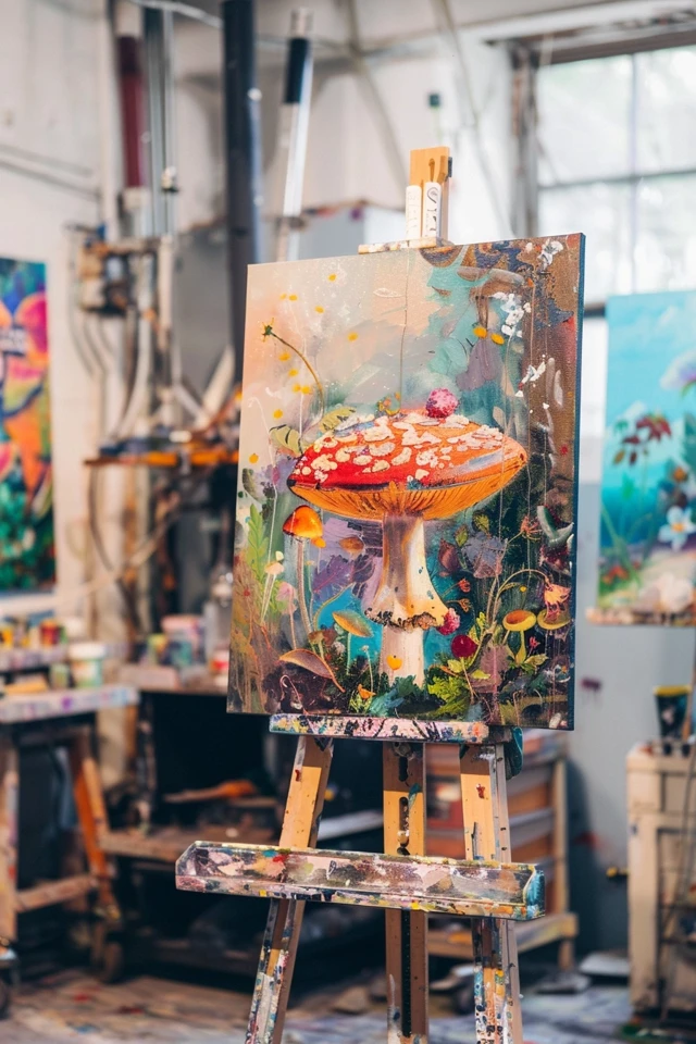Cute and Whimsical Mushroom Painting Ideas