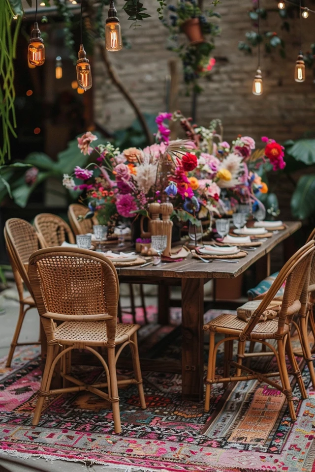 Create the Perfect Boho Dining Table Setting