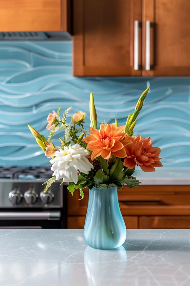 Backsplash Ideas Cherry Cabinets: Modern Styles