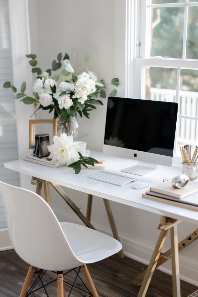 Nathan James 51101 Telos Home Office Computer Desk