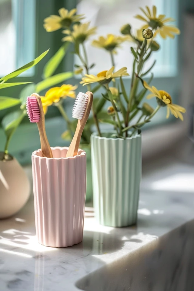 DIY and Personalized Toothbrush Holders