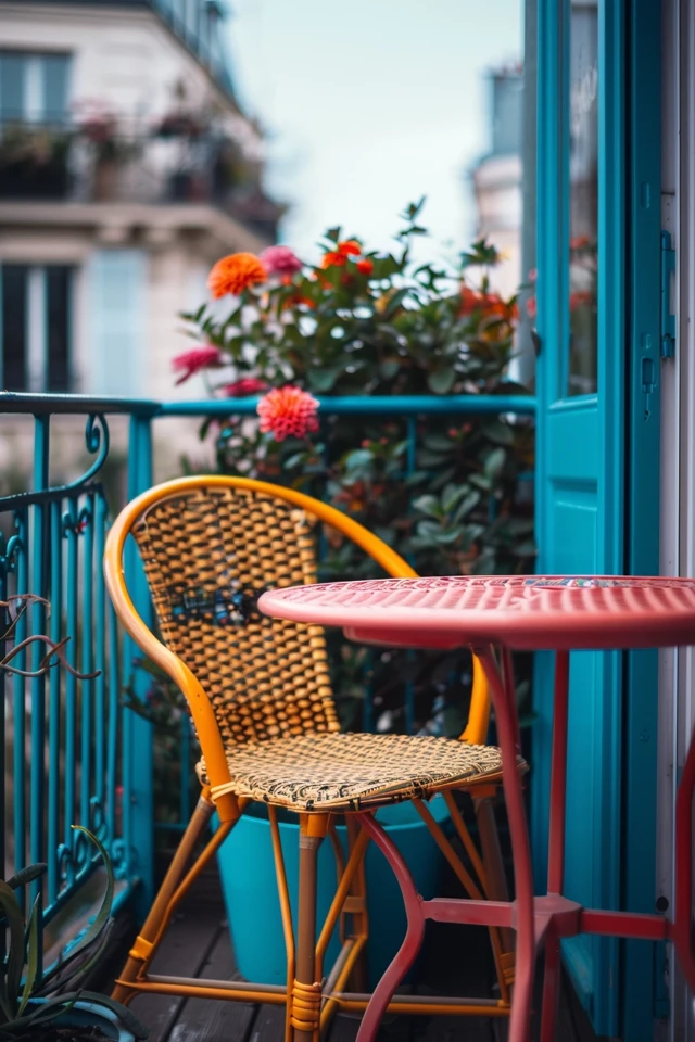 Parisian Balcony Decor: Romantic and Chic