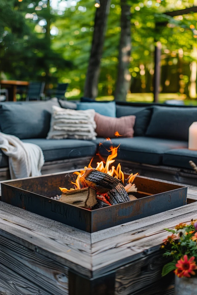 Cozy Up with My Outdoor Square Fire Pit Ideas
