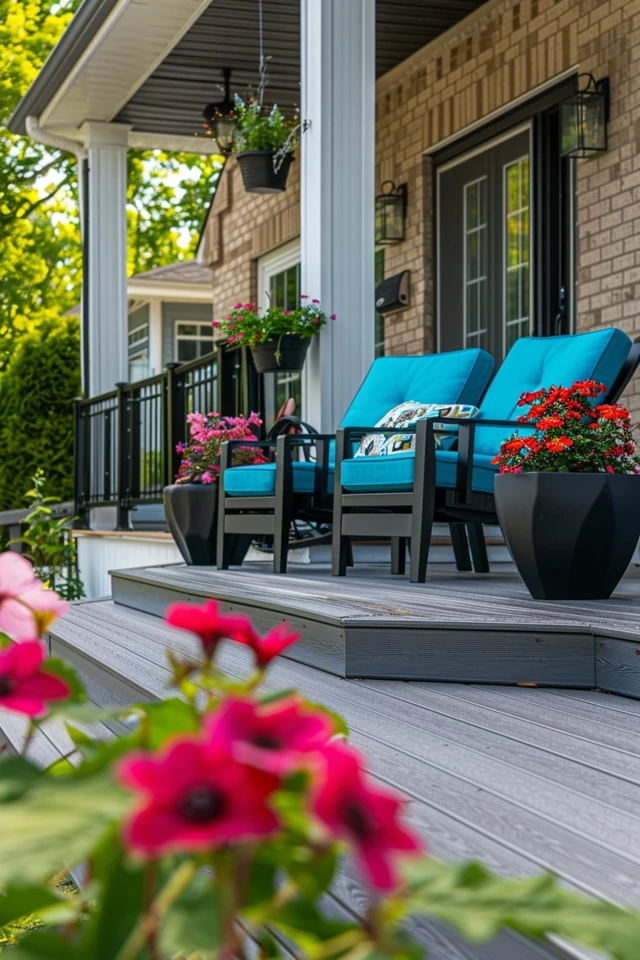 Creating a Modern Front Yard with Decking and Landscaping