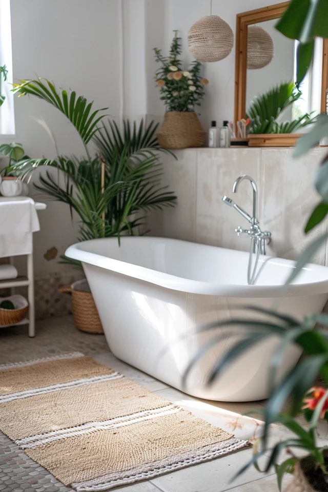 Plush Moroccan-Inspired Bath Mats