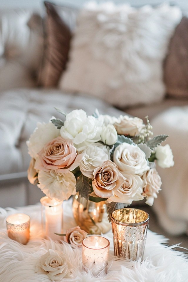 Elegant Glam Decor: Velvet Touches