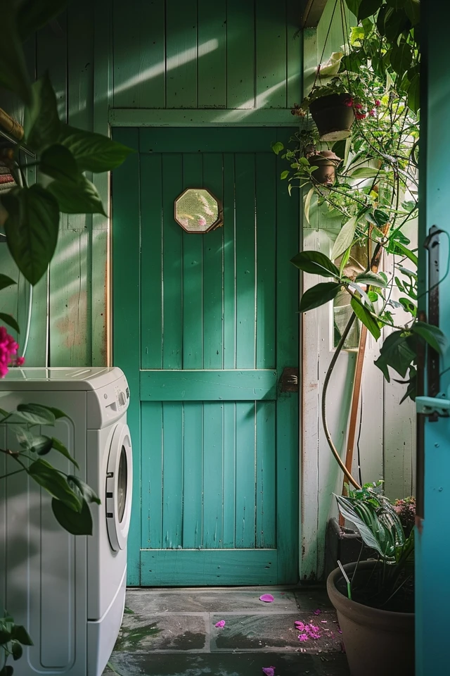 Stylish Door Ideas for Laundry Room Design
