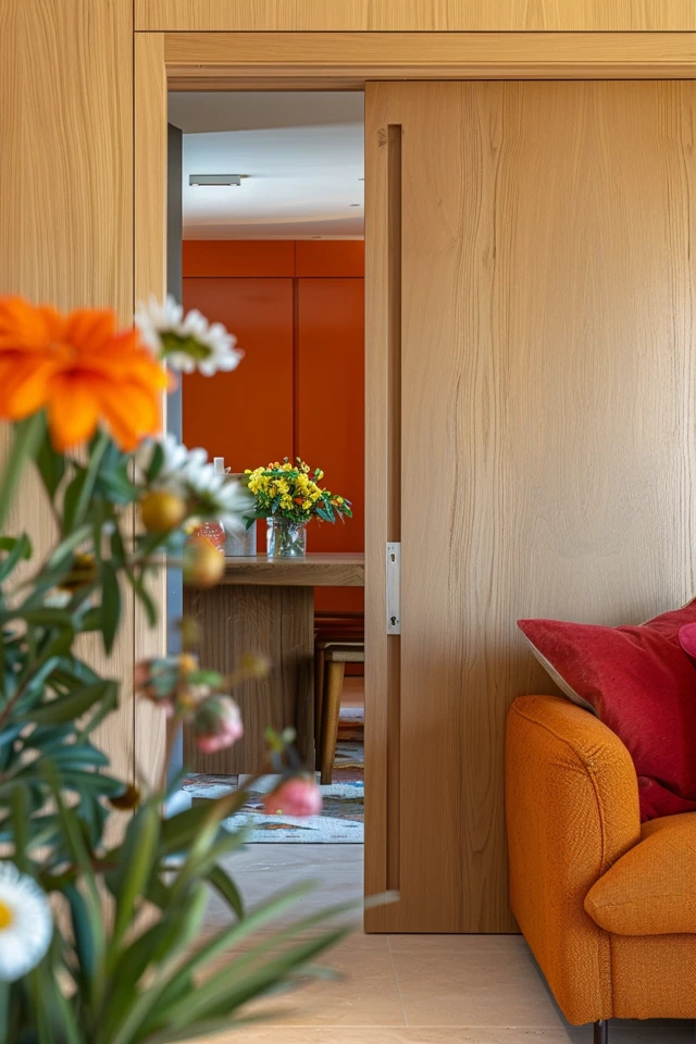 Install the pocket door frame