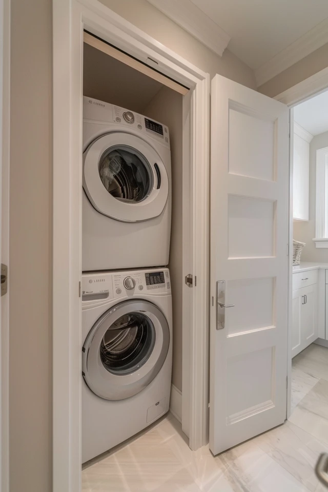 Coordinated Doors for a Cohesive Laundry Room Design
