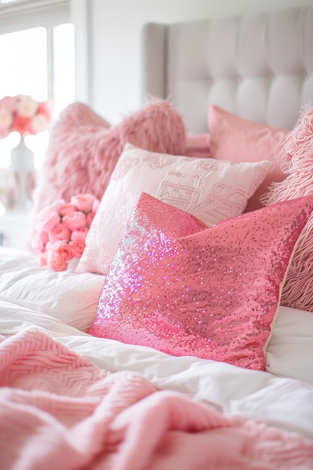 DIY Glitter Projects and Accessories for a Sparkling Bedroom