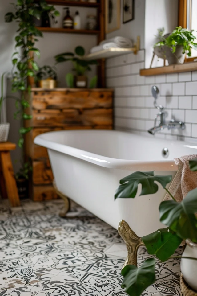 Rustic Charm: Farmhouse Bathroom Tile Ideas