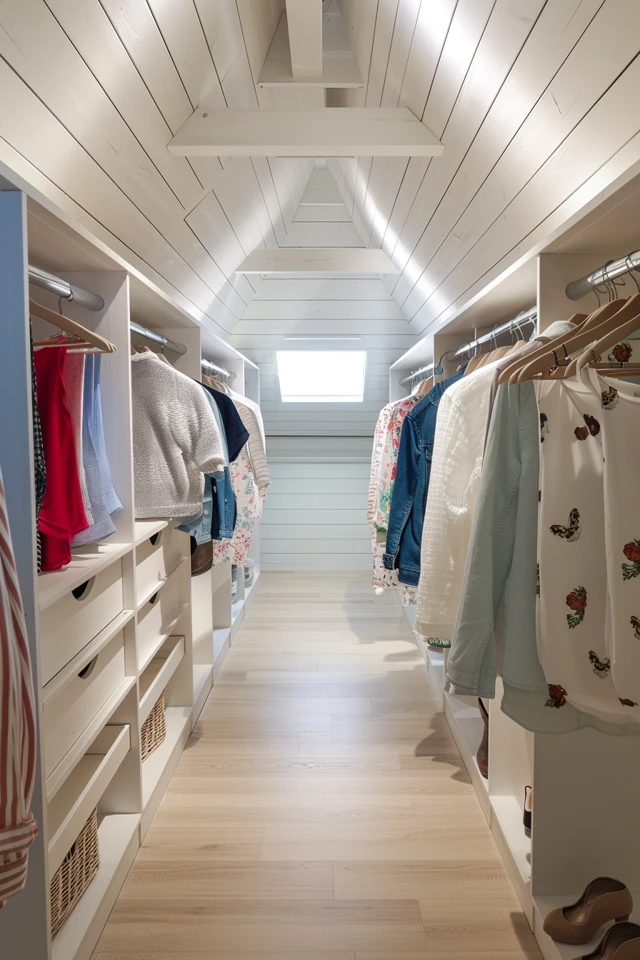 Design Tips for Attic Closet Makeovers