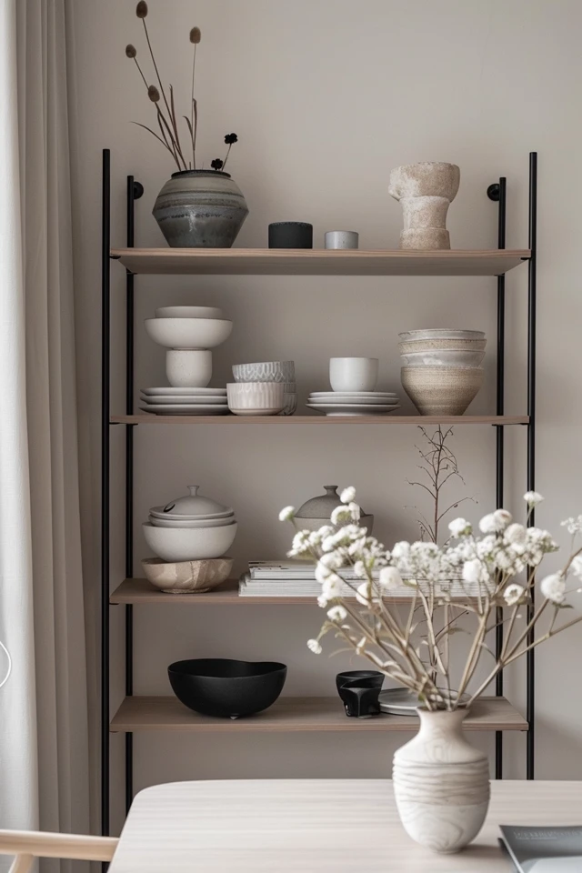 How to Style Minimalist Shelves for a Clean Look
