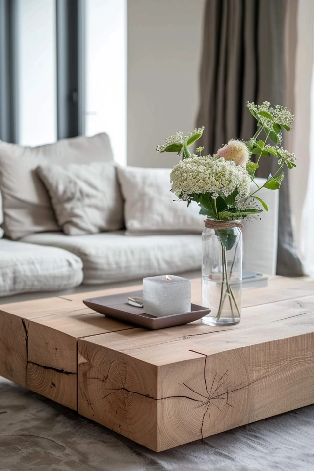 Materials and Tips for Incorporating Japandi Coffee Tables into Your Home Decor