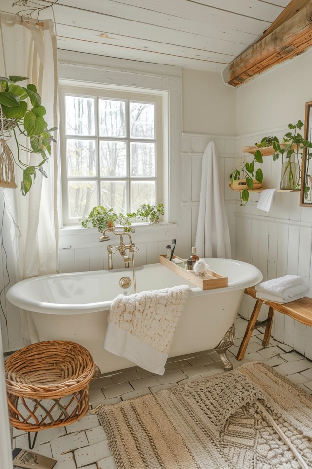 Over-the-Toilet Storage and Wood Stand Sinks