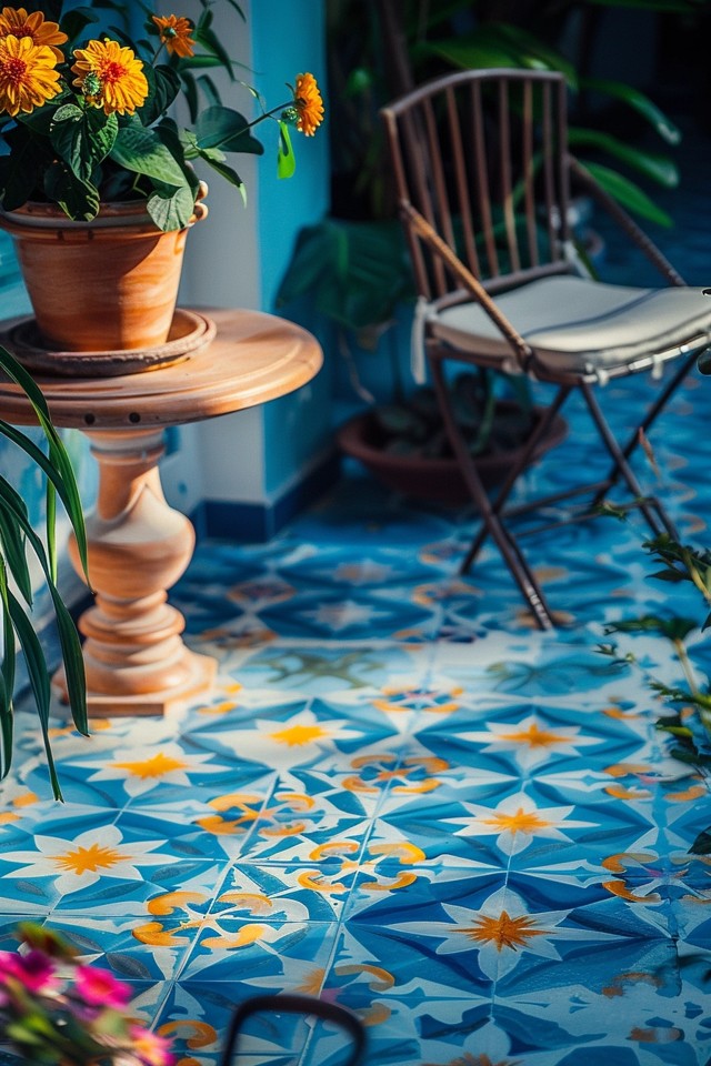 Art Deco and Contemporary Tile Rug Ideas