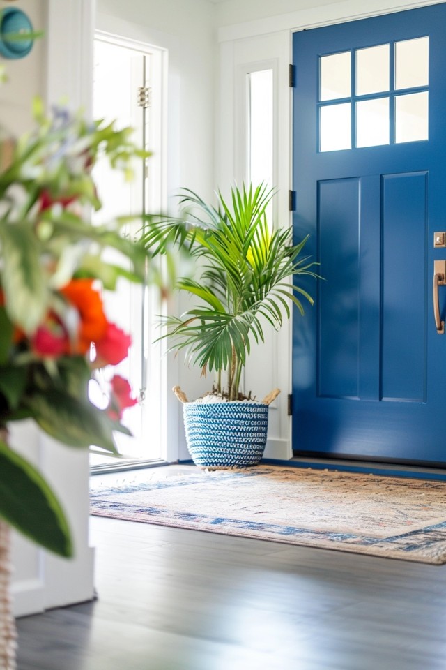 Coastal Entryway Makeover: Welcoming Beachy Touches
