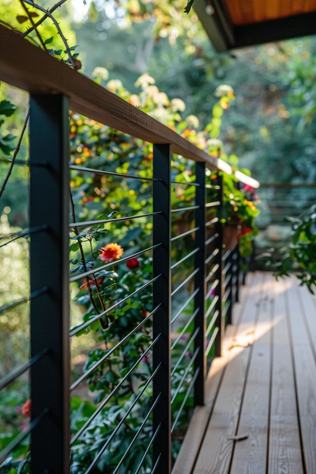 Transforming Your Outdoor Space with Modern Metal Deck Railing