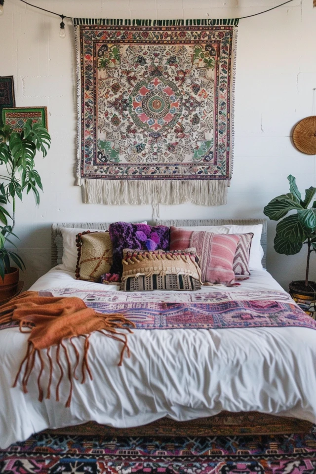 Enhance your living space with bohemian wall art