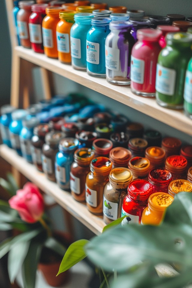 Creative DIY Acrylic Paint Storage Solutions