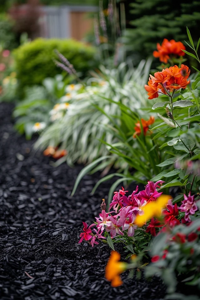 Benefits of Using Black Mulch in Landscaping