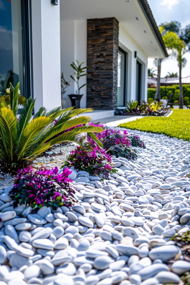 Benefits of White Rock Garden Designs