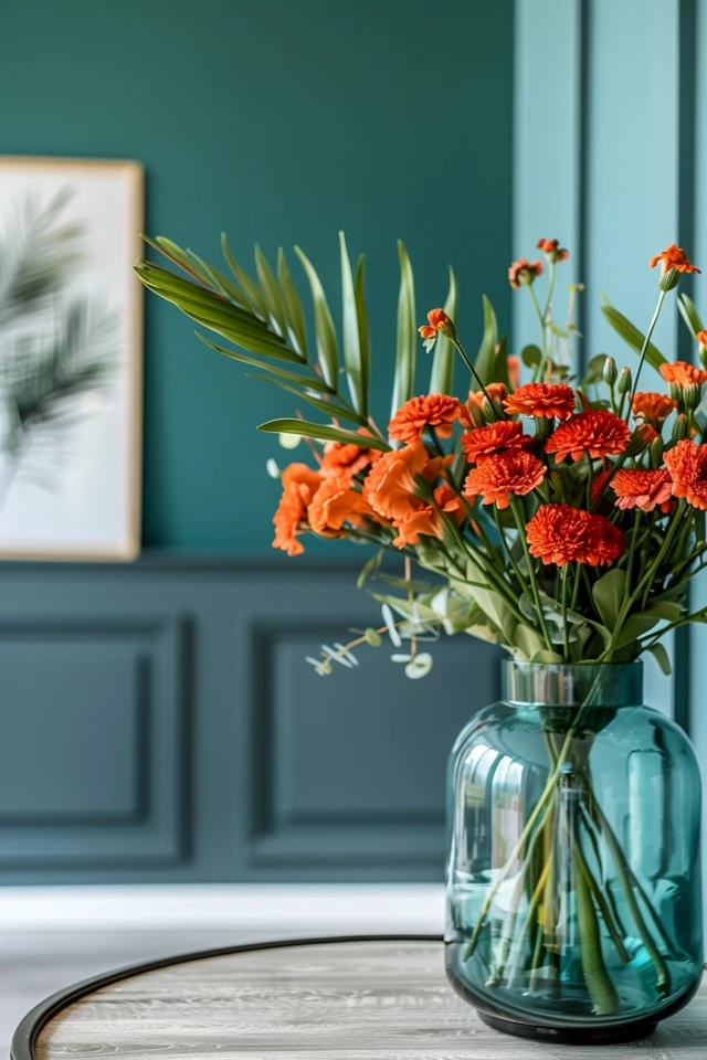 Complementing the Accent Wall with Furniture and Decor
