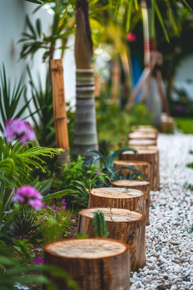 Creative Ideas for Landscape Timbers in Your Yard - photo 2
