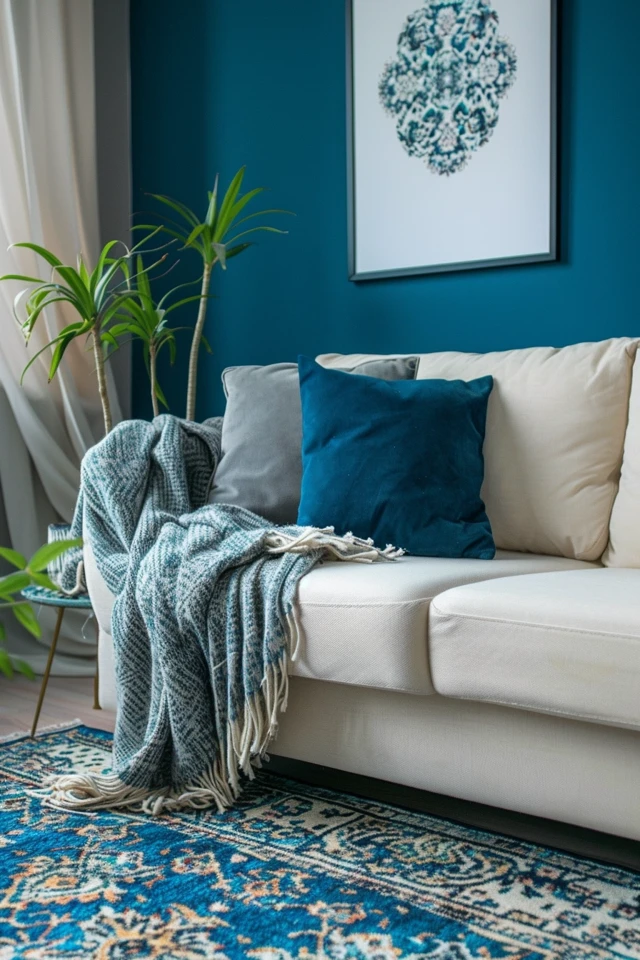 Creating a Cozy Atmosphere with Grey and Blue