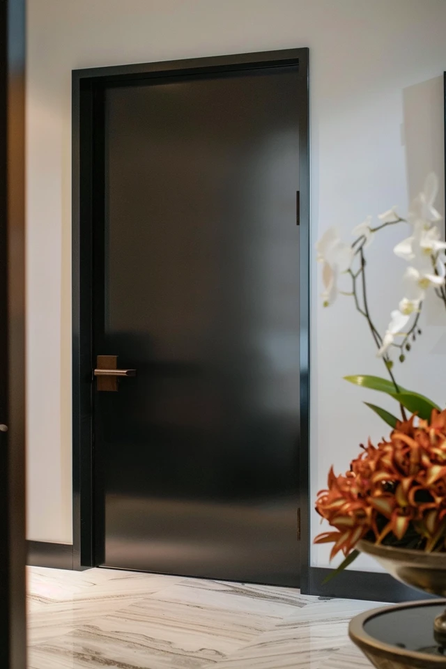 Contemporary Glass Hidden Door: The Perfect Blend of Style and Practicality