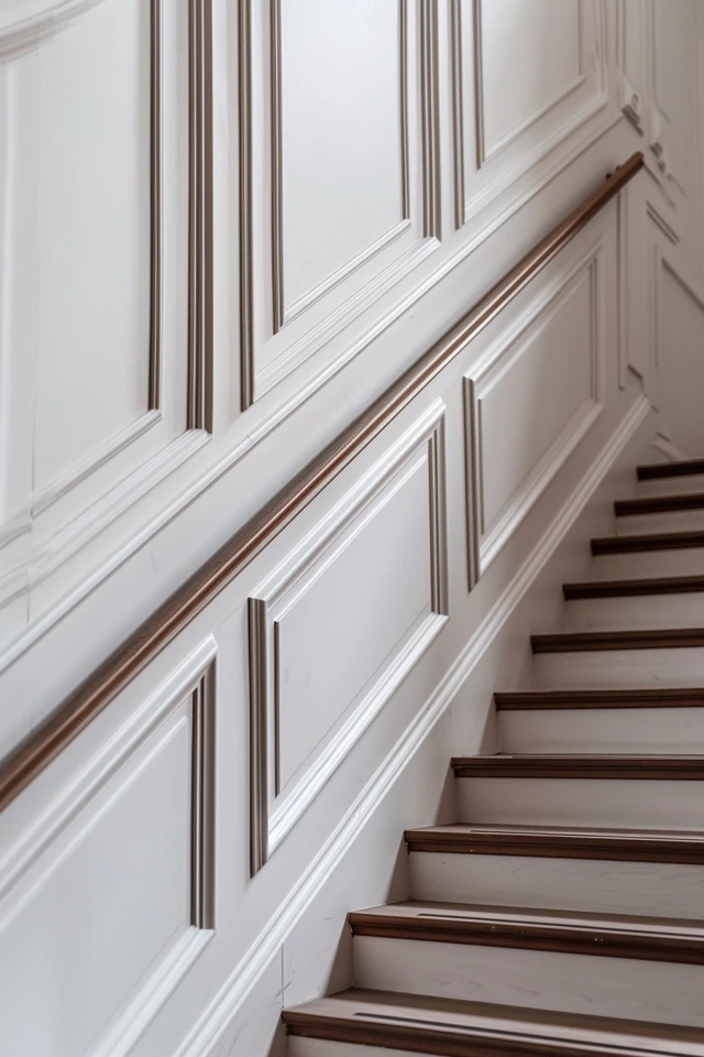 Styling Ideas for Staircase Wall Molding